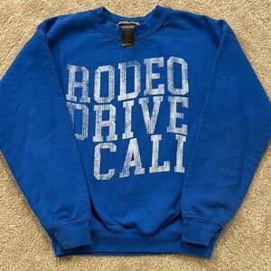 Prince Peter Kids Size medium Blue Rodeo Drive Cali Sweatshirt